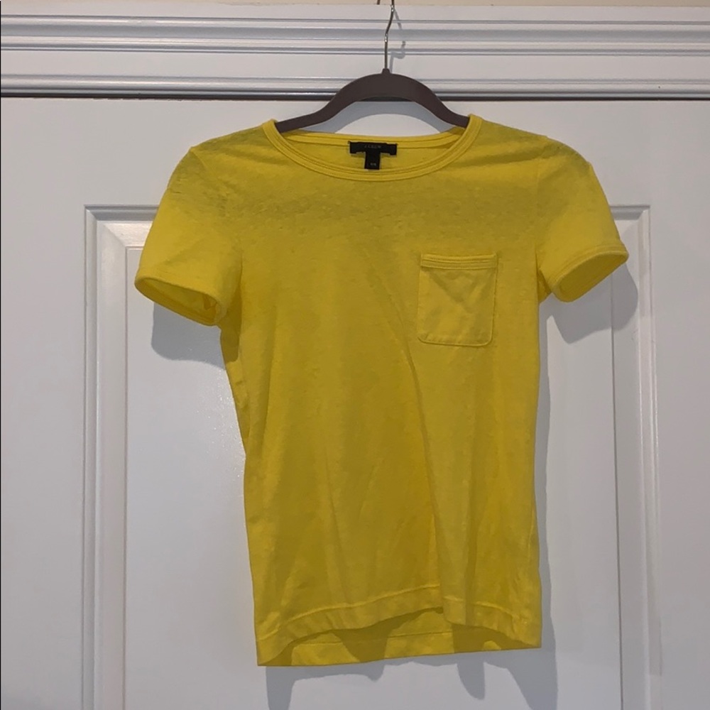 J. Crew Yellow T-shirt